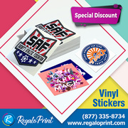 Brilliant Designs of Vinyl Stickers Printing Services| RegaloPrint