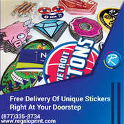Free Delivery Of Unique Stickers Right At Your Doorstep - RegaloPrint