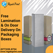 Free Lamination and Doorstep Delivery of Packaging Boxes – RegaloPrint