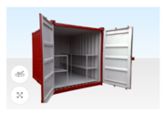 Buy a 10ft x 8ft Flat Floor Bunded Storage Contain